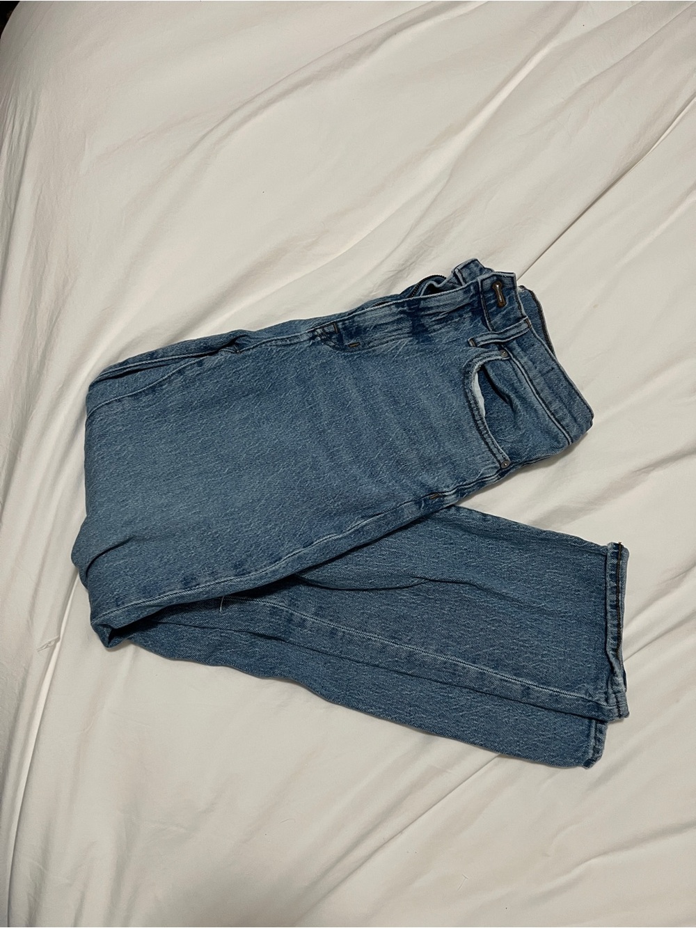 Madewell Distressed High Rise Boy Jean